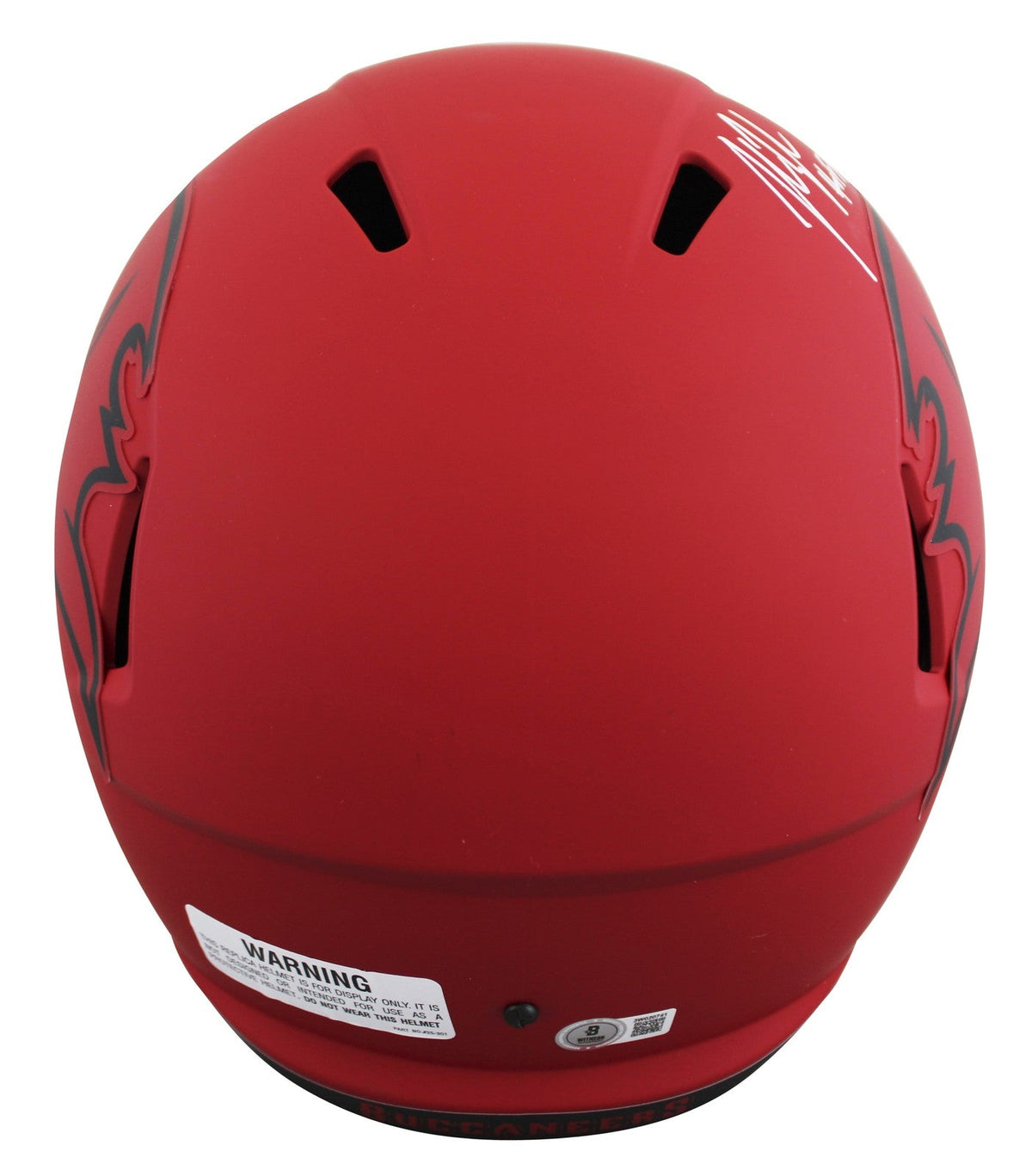 Buccaneers John Lynch "HOF 21" Signed Rave F/S Speed Rep Helmet W/ Case BAS Wit