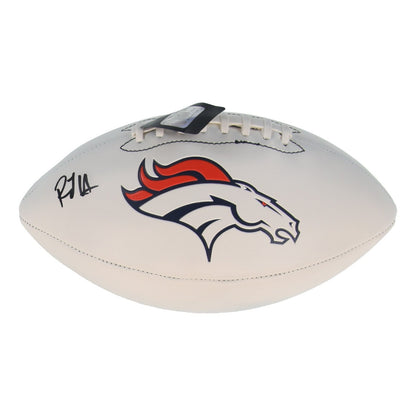 R J Harvey Signed Denver Broncos Logo Football (JSA) 2nd Round Draft Pick / UCF