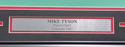 Mike Tyson Signed Framed 16x20 Photo Nintendo Punch-Out!! Beckett