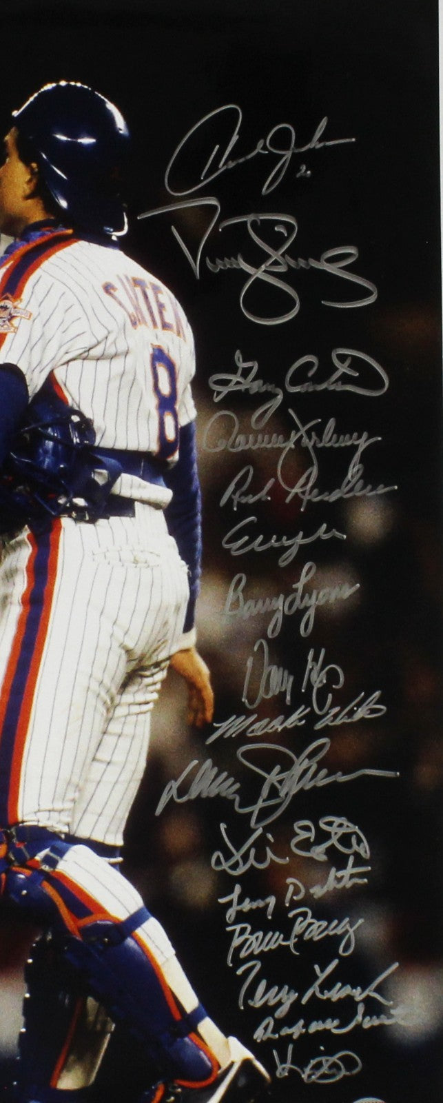 Dwight Gooden, Darryl Stawberry Signed New York Mets Unframed 16x20 Photo - 28 S