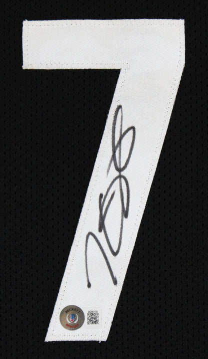 Kevin Durant Authentic Signed Black Pro Style Jersey Autographed BAS Witnessed