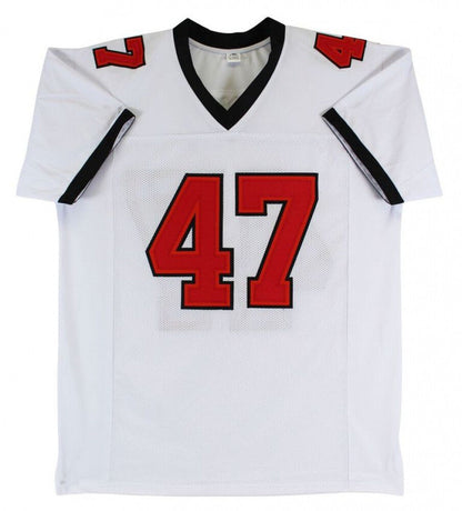 John Lynch Signed Tampa Bay Buccaneers White Jersey (Beckett) Bucs 1993-2003