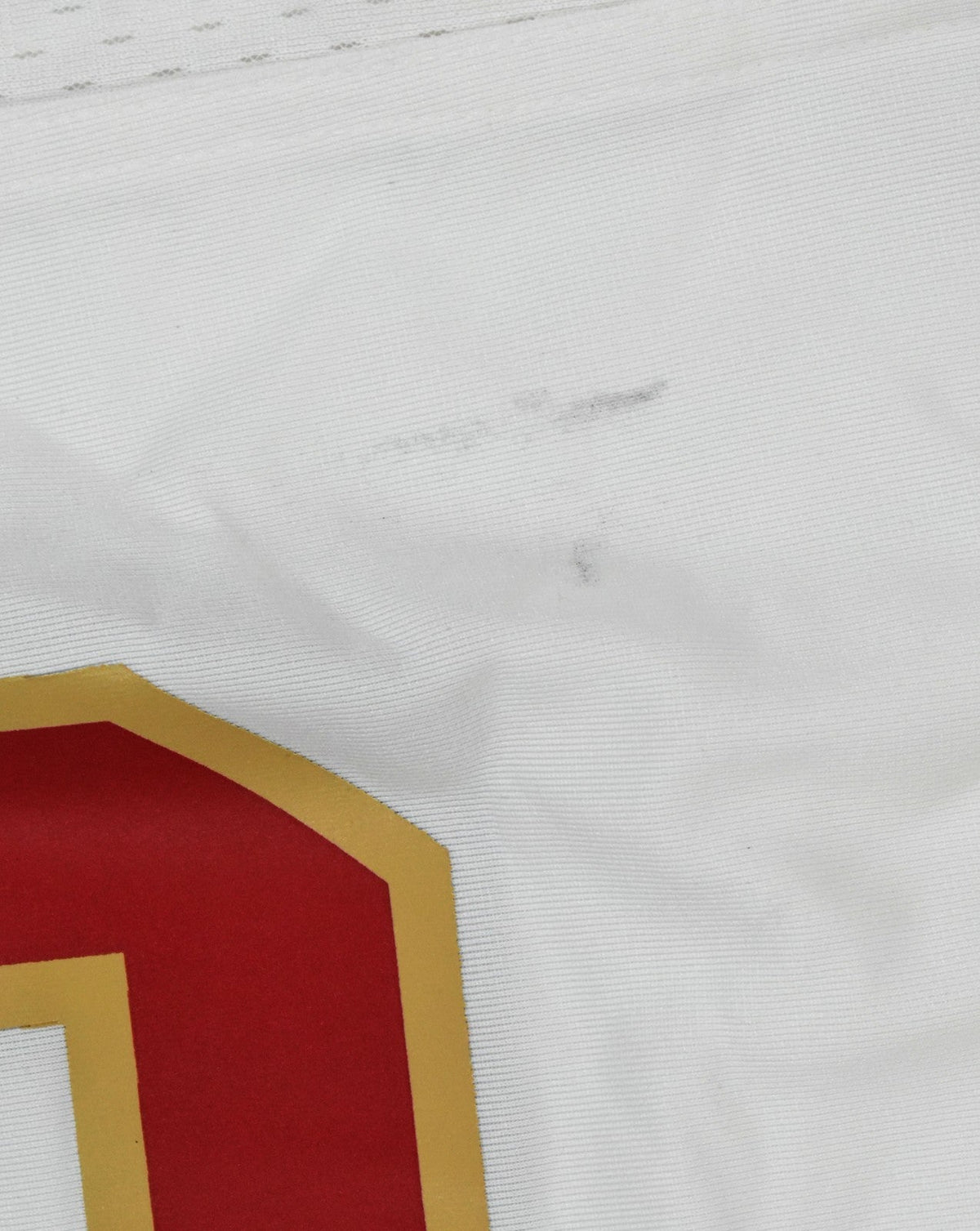 Christian McCaffrey Autographed 49ers Nike Tundra Game Jersey - Fanatics *Stain