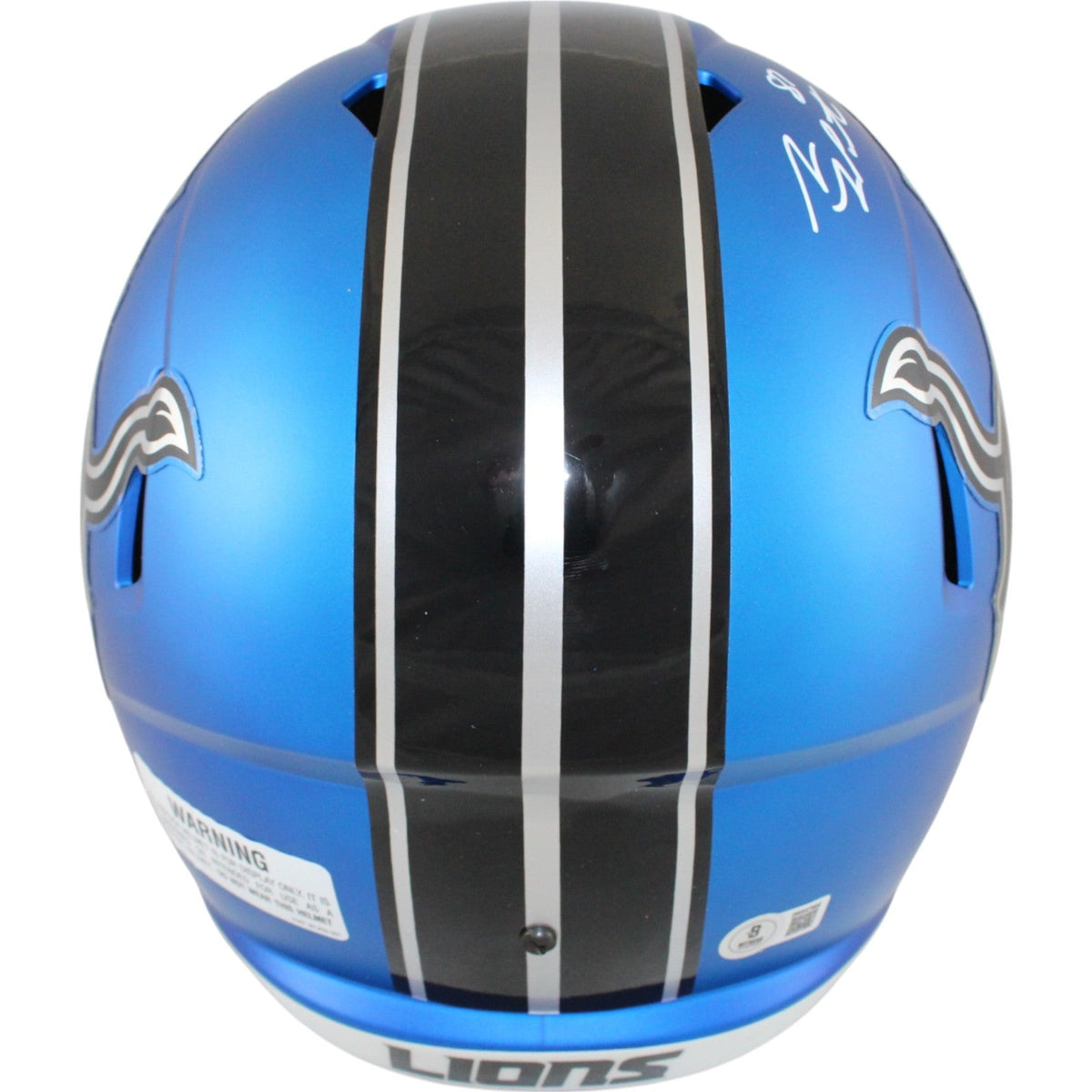 Sam LaPorta Autographed Detroit Lions F/S Alt 24 Helmet Beckett 51301