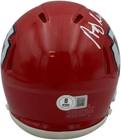Andy Reid Autographed Kansas City Chiefs Signed Football Mini Helmet Beckett