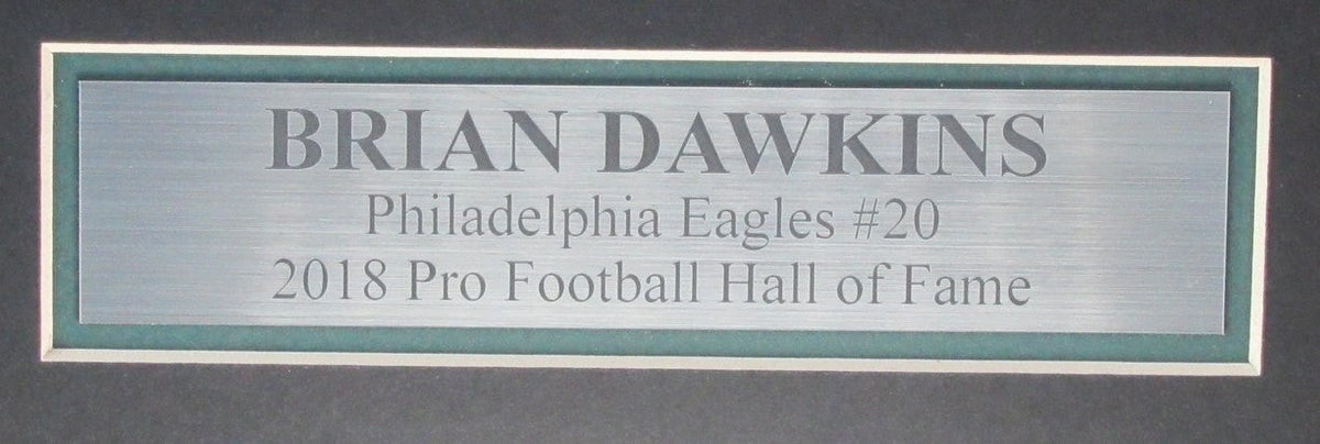 Brian Dawkins HOF Signed/Autographed Eagles Jersey Framed PSA/DNA 199975