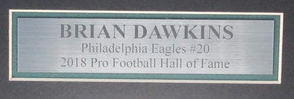Brian Dawkins HOF Signed/Autographed Eagles Jersey Framed PSA/DNA 199975