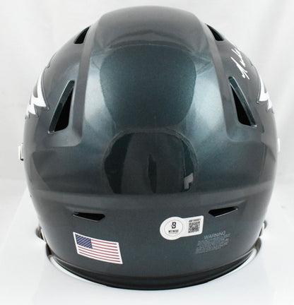 Randall Cunningham Autographed Eagles Mid-Size SpeedFlex Helmet - Beckett W Holo