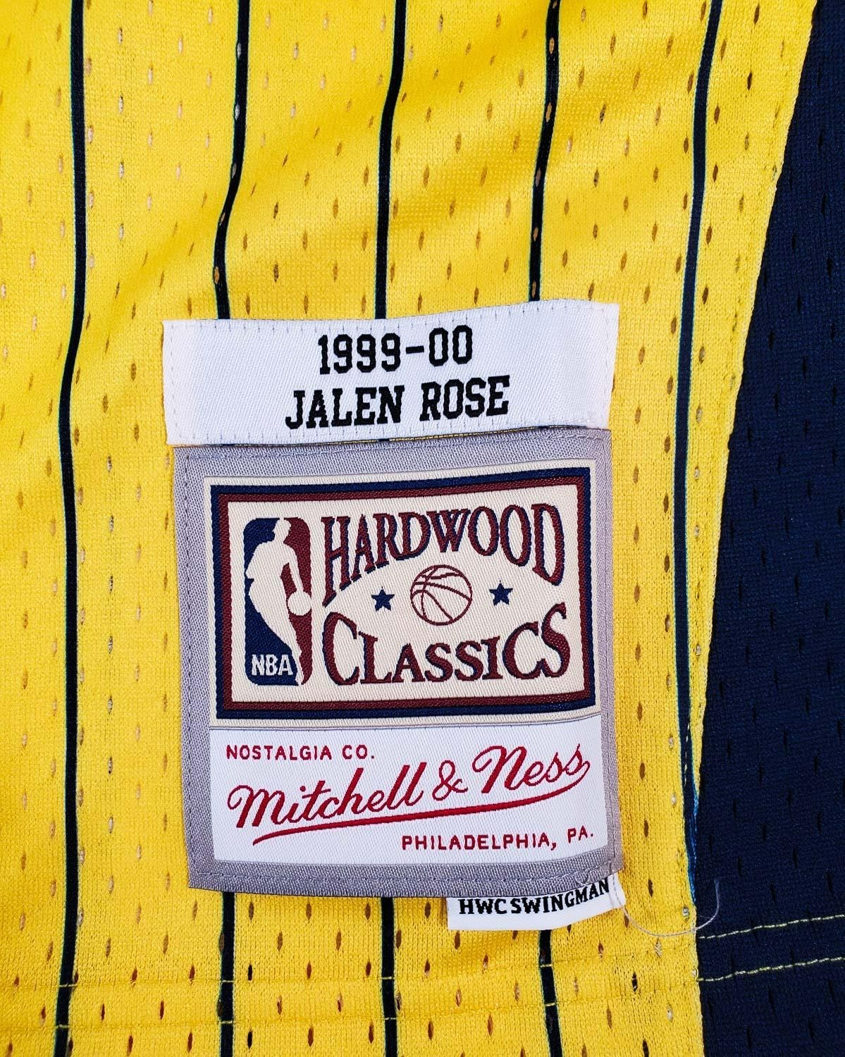 Jalen Rose Signed Indiana Pacers Mitchell & Ness Throwback Jersey (Fanatics)