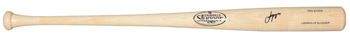 JESUS MADE SIGNED MILWAUKEE BREWERS LOUISVILLE SLUGGER BLONDE BAT BECKETT