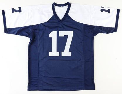 Brandon Aubrey Signed Dallas Cowboys Throwback Jersey (Beckett) 23 Pro Bowl P.K