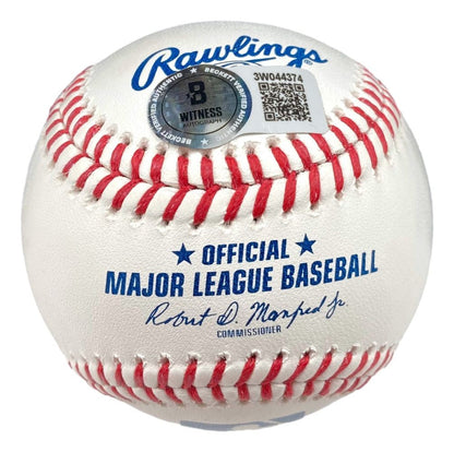 Mariano Rivera New York Yankees Signed Official MLB Baseball BAS