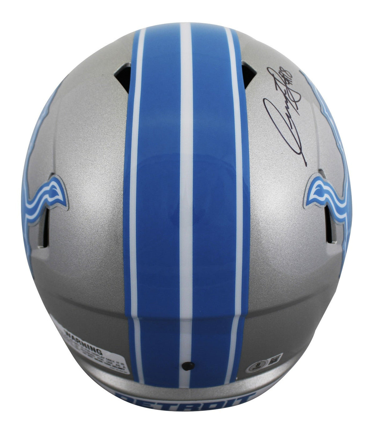 Lions Isaac TeSlaa Signed Full Size Speed Rep Helmet W/ Case BAS Witnessed