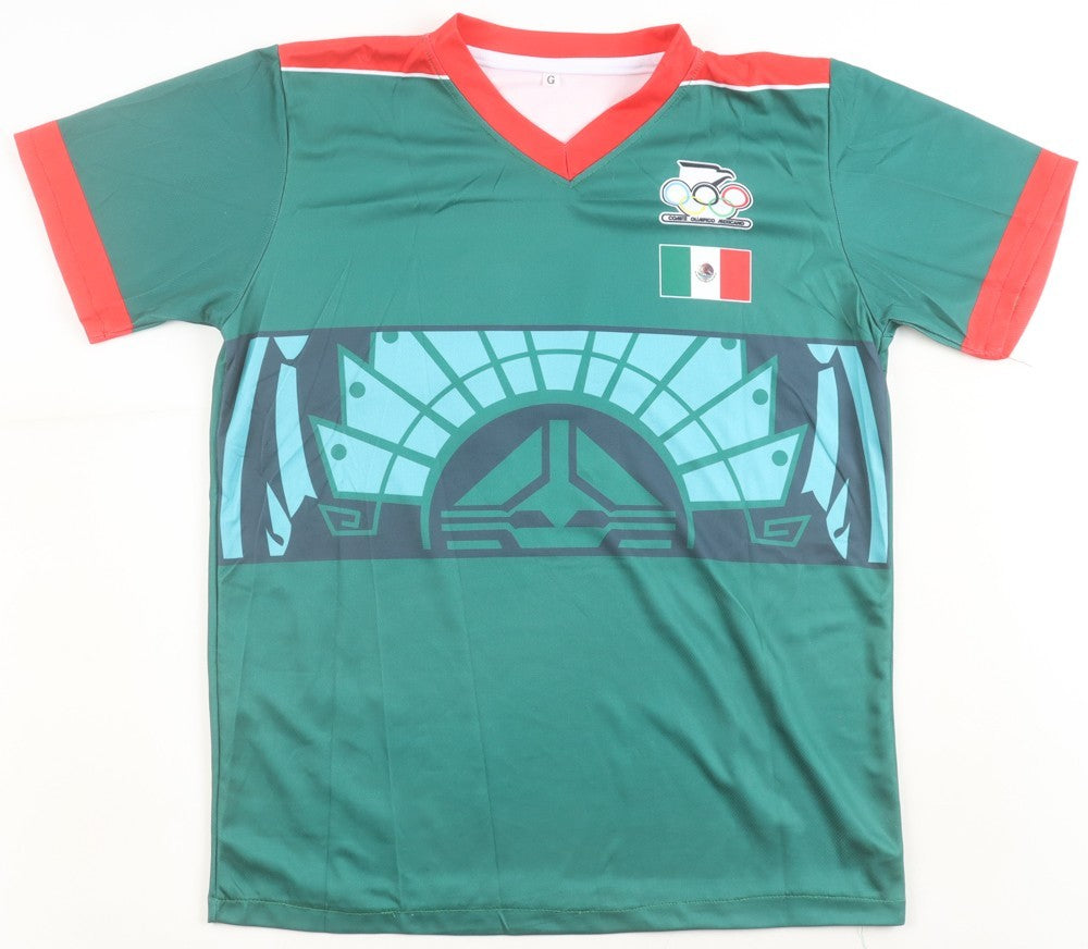 Oribe Peralta Signed Team Mexico Soccer Jersey (Beckett) 2012 Gold Medal