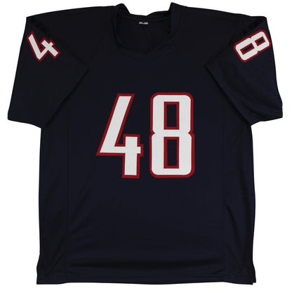 Arizona Rob Gronkowski Authentic Signed Navy Blue Pro Style Jersey BAS Witnessed