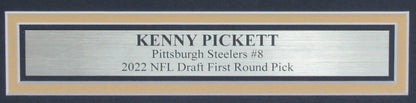 Kenny Pickett Autographed 16x20 Photo Pittsburgh Steelers Framed Fanatics