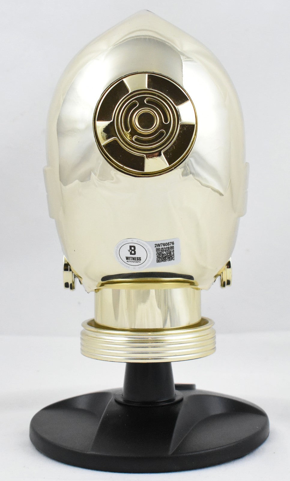 Anthony Daniels Autographed C-3PO Star Wars Miniature Helmet-Beckett W Hologram