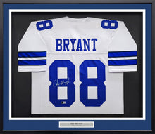 Dallas Cowboys Dez Bryant Autographed Signed Framed White Jersey Beckett Wit