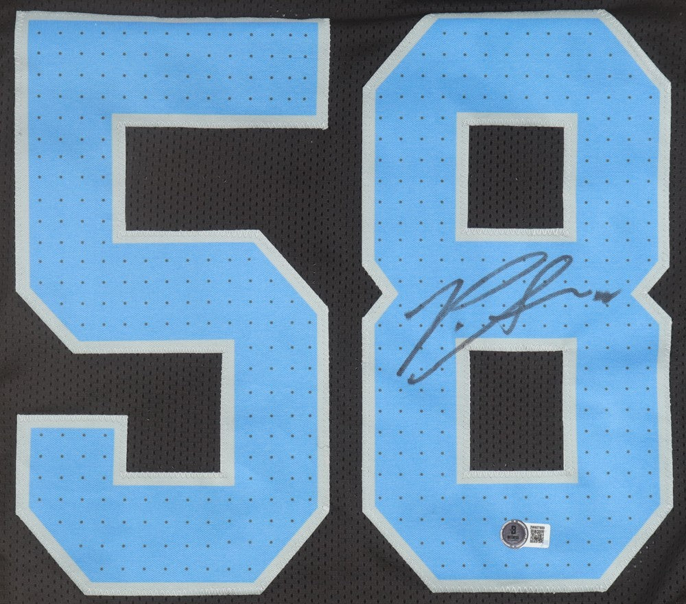 Penei Sewell Signed Detroit Lions Alternate Jersey Beckett 2021 #7 Draft Pick OT