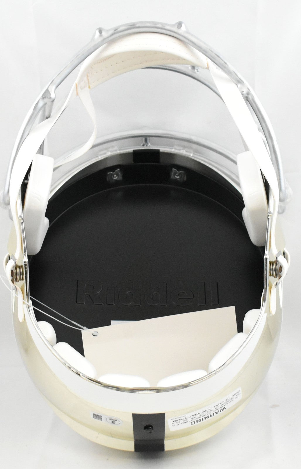 Ashton Jeanty Autographed Raiders F/S Chrome Speed Helmet - Beckett W Hologram