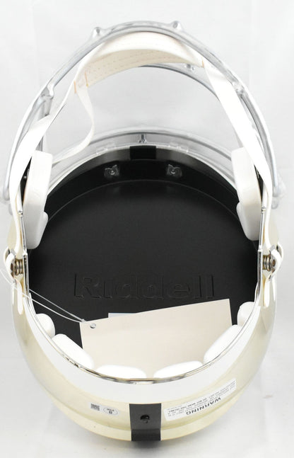 Ashton Jeanty Autographed Raiders F/S Chrome Speed Helmet - Beckett W Hologram