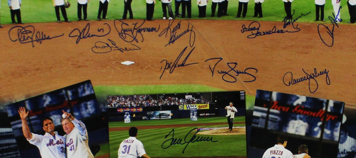Tom Seaver, Keith Hernandez Signed New York Mets Unframed 16x20 Photo - 12 sigs
