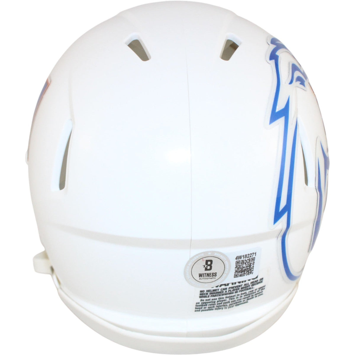 Ashton Jeanty Autographed Boise State Broncos Mini Helmet Beckett Witness 53204