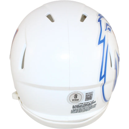 Ashton Jeanty Autographed Boise State Broncos Mini Helmet Beckett Witness 53204