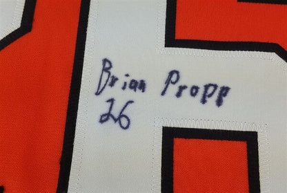 Brian Propp Signed Philadelphia Flyers Jersey (JSA COA) 5xAll Star Left Wing