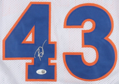 Brad Daugherty Signed Cleveland Cavaliers Jersey (JSA) 1986 #1 Overall Draft Pck