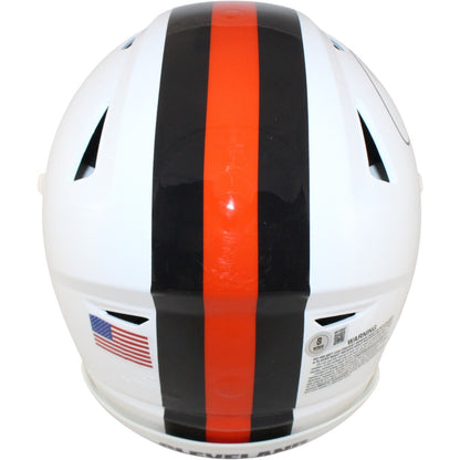 Quinshon Judkins Autographed Cleveland Browns Speedflex ALT Helmet Beckett 53119