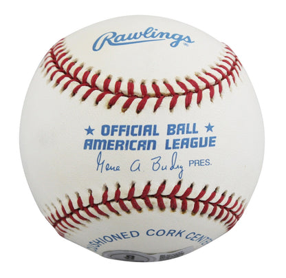 Royals George Brett Authentic Signed Gene Budig OAL Baseball BAS #BU64237