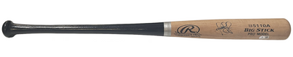 Omar Vizquel Autographed Rawlings Adirondack Pro Model Blonde Bat Beckett