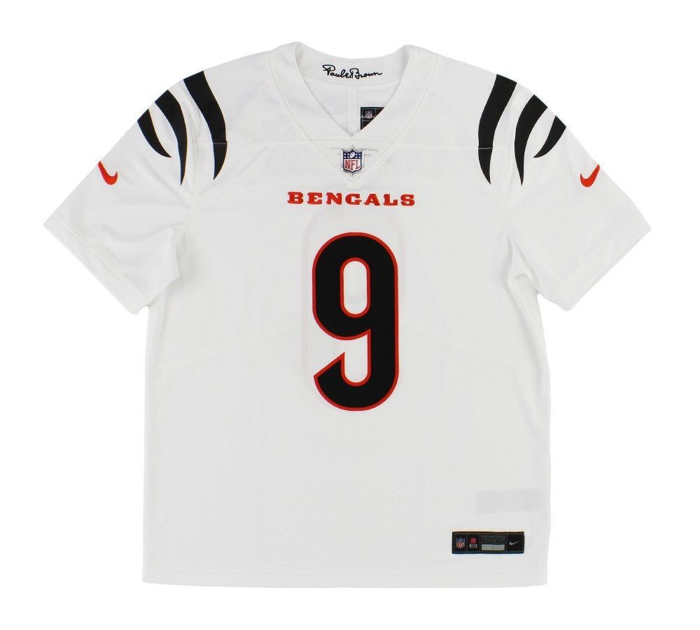 Joe Burrow Signed Cincinnati Bengals Nike Game White NFL Jersey