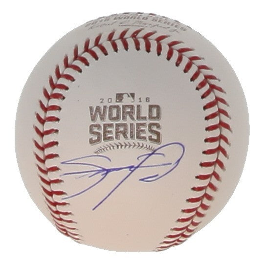 Sammy Sosa Signed 2016 World Series Champs Logo Baseball (Beckett) Chicago Cubs