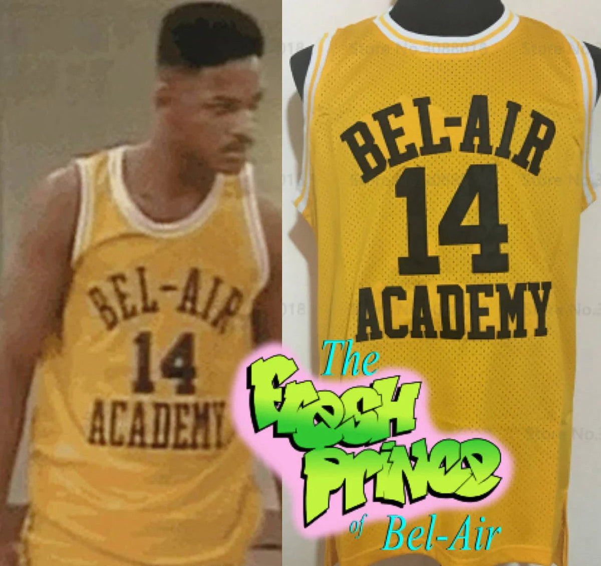 Will Smith Signed Bel-Air Academy Jersey (Beckett) Fresh Prince of Bel-Air