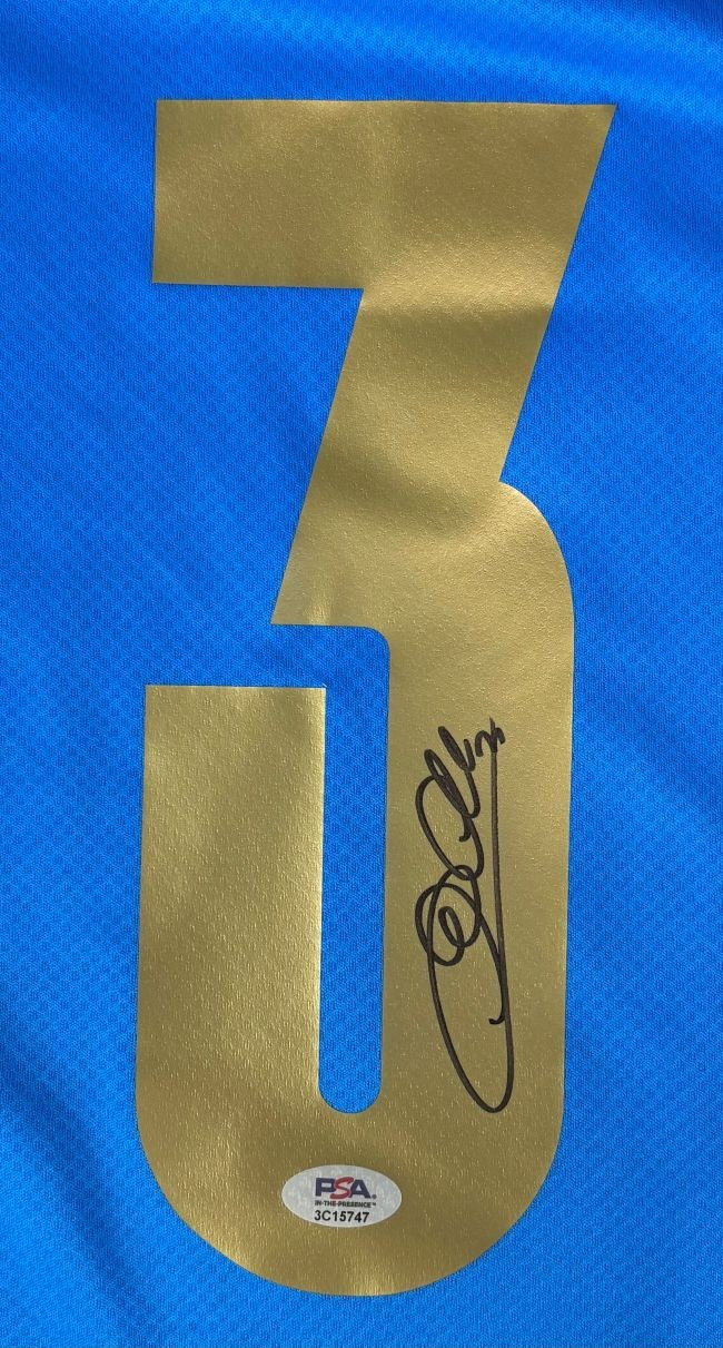 Giorgio Chiellini Signed Italy Blue Puma Soccer Jersey 2 PSA/DNA