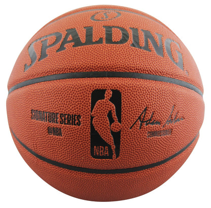 Spurs David Robinson Authentic Signed Spalding Basketball BAS Witnessed #WY58078