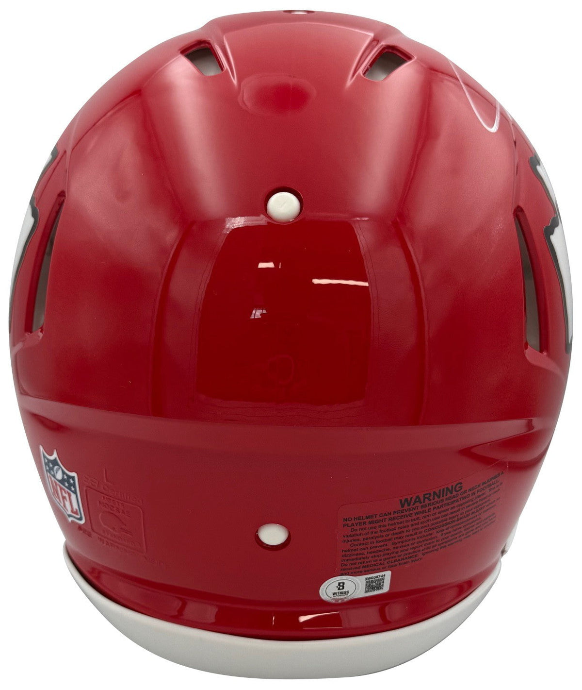 Chris Jones Autographed Kansas City Chiefs Full Size Authentic Helmet Beckett