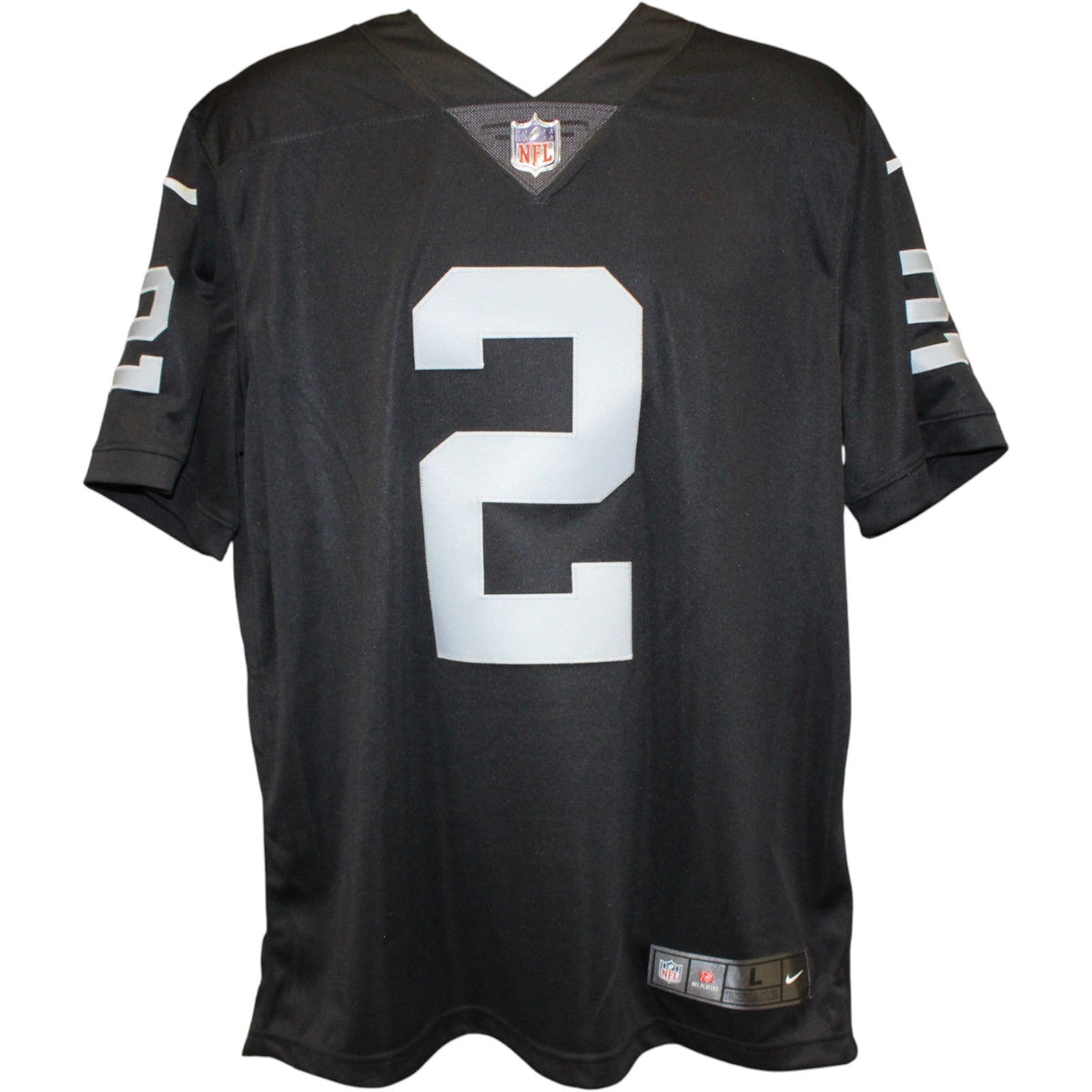 Ashton Jeanty Autographed Las Vegas Raiders Nike Black sz L Jersey Beckett 53211