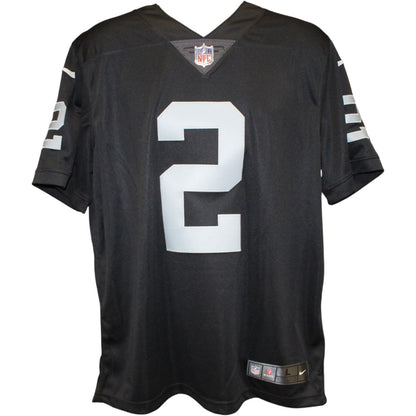 Ashton Jeanty Autographed Las Vegas Raiders Nike Black sz L Jersey Beckett 53211