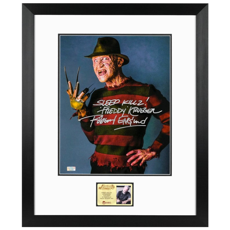 Robert Englund Autographed A Nightmare on Elm Street Sleep Killz 11x14 Photo