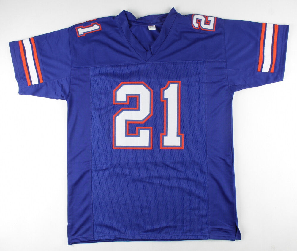 Fred Taylor Signed Florida Gators Jersey (Beckett QR) Jaguars RB (1998-2008)