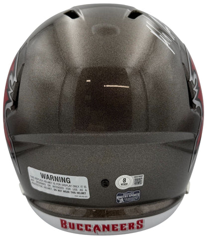 Rob Gronkowski Signed Tampa Bay Buccaneers Full Size Replica Helmet Beckett