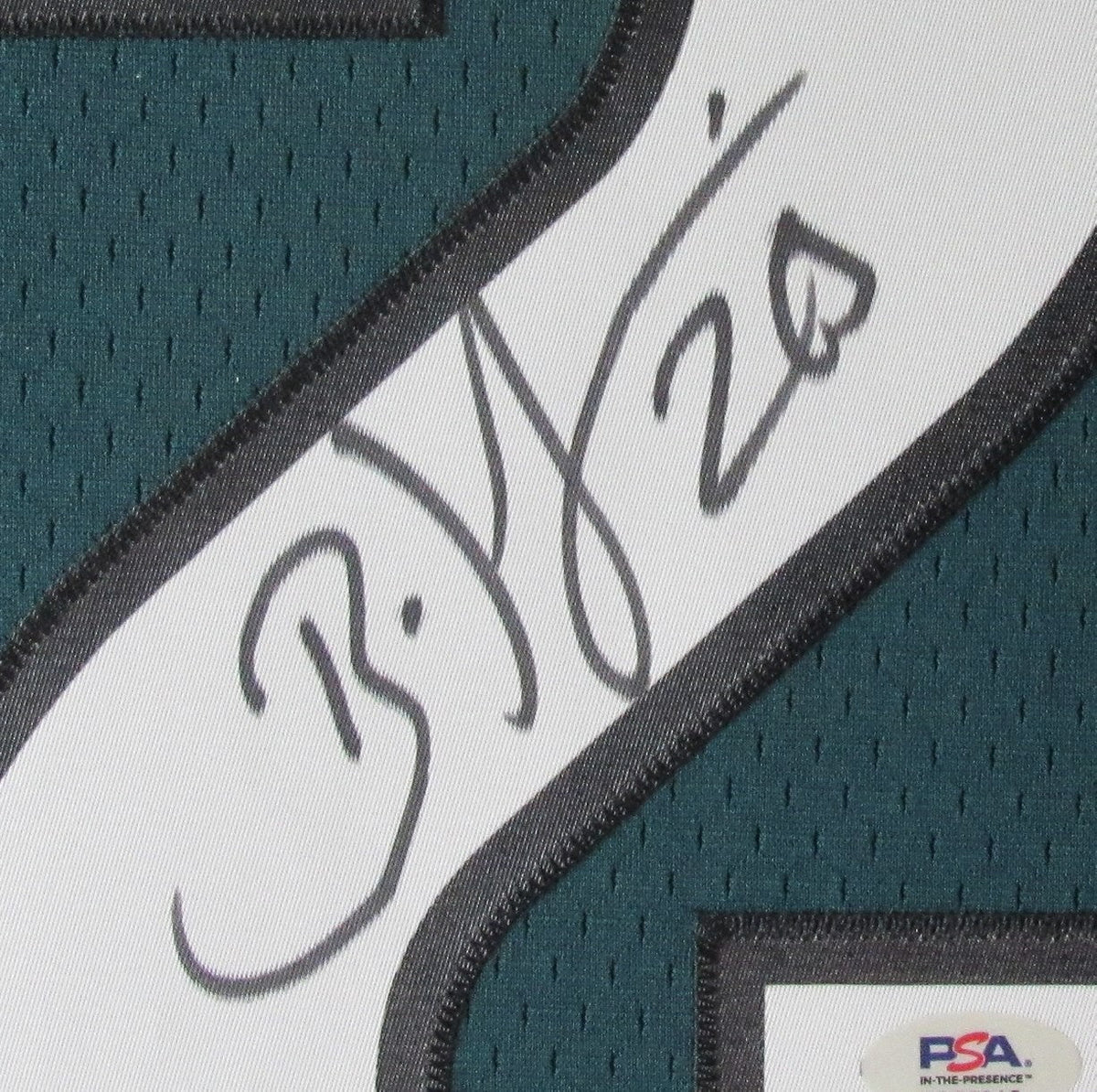 Brian Dawkins HOF Signed/Autographed Eagles Jersey Framed PSA/DNA 199975