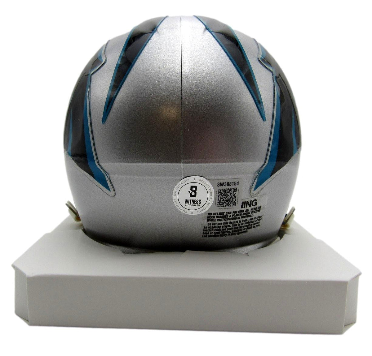 Julius Peppers Autographed/Signed Carolina Panthers Mini Helmet Beckett 200067