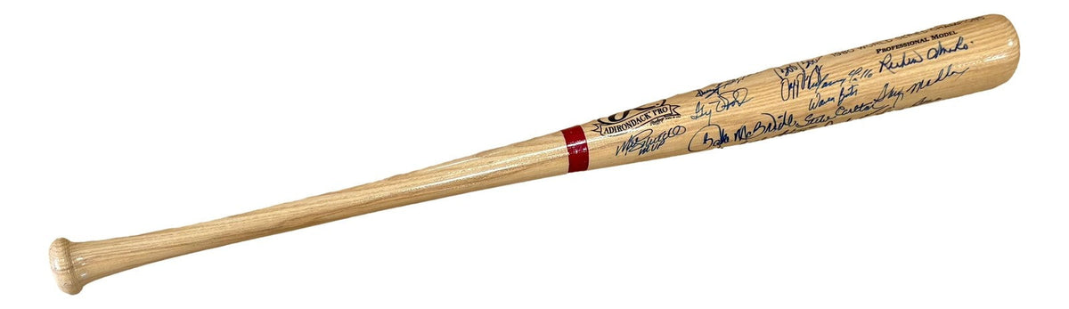 1980 Philadelphia Phillies (24) Team Signed Rawlings Adirondack Bat JSA Hologram