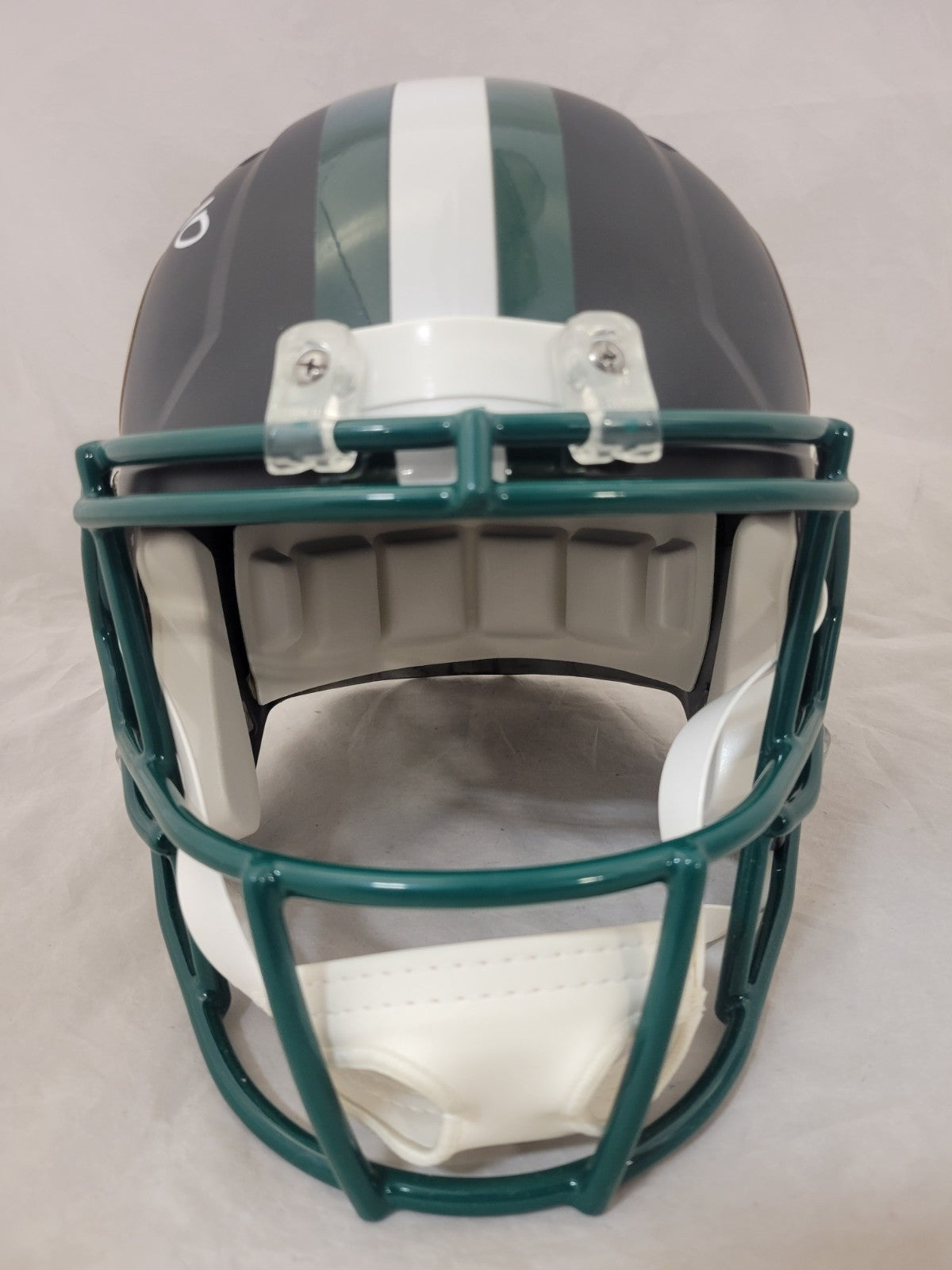 JORDAN LOVE SIGNED GREEN BAY PACKERS F/S FLAT BLACK SPEED REPLICA HELMET JSA COA