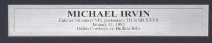 Michael Irvin HOF Autographed Dallas Cowboys 16x20 Photo Framed Beckett 200137
