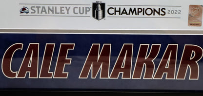 Cale Makar Signed Colorado Avalanche 16x20 Photo - Deluxe Frame (23x34) Fanatics